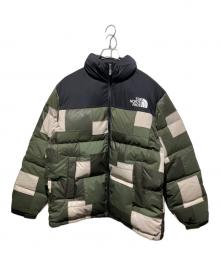 THE NORTH FACE×COMME des GARCONS JUNYA WATANABE MAN（ザ ノース フェイス×コム デ ギャルソン ジュンヤ ワタナベ マン）の古着「Patchwork Nuptse Jacket」｜グリーン×ブラック