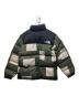 THE NORTH FACE COMME des GARCONS JUNYA WATANABE MAN (コムデギャルソンジュンヤワタナベマン) Patchwork Nuptse Jacket グリーン×ブラック サイズ:Ｍ 未使用品：100000円
