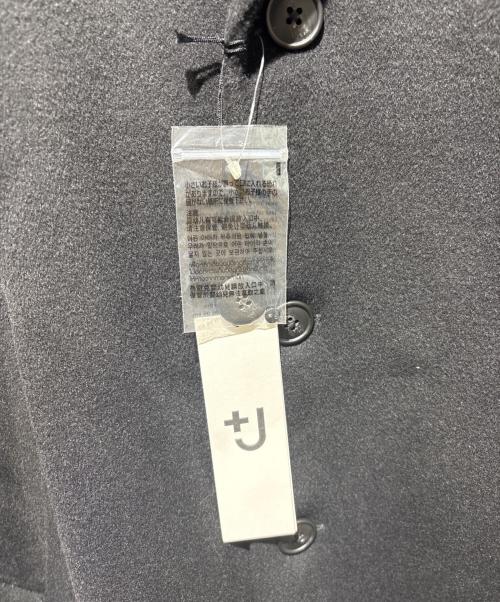 UNIQLO+J（ユニクロ プラスジェイ）UNIQLO+J (ユニクロ プラスジェイ) カシミヤブレンドオーバーサイズチェスターコート ブラック サイズ:Ｍ 未使用品の古着・服飾アイテム