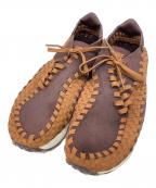 NIKEナイキ）の古着「Air Footscape Woven /ローカットスニーカー」｜ブラウン