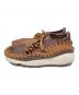 NIKE (ナイキ) Air Footscape Woven /ローカットスニーカー ブラウン サイズ:27.5cm：9000円