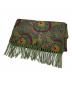 ETRO（エトロ）の古着「総柄リバーシブルカシミヤマフラー」｜グリーン