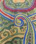 ETRO (エトロ) 総柄リバーシブルカシミヤマフラー グリーン：7000円