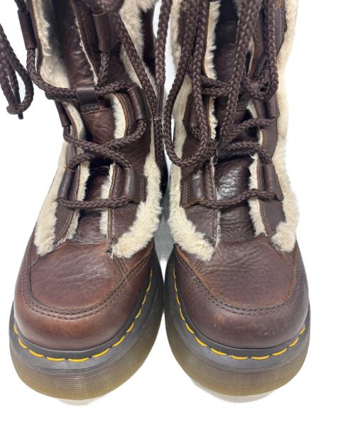 Dr.Martens（ドクターマーチン）Dr.Martens (ドクターマーチン) BUZZ LACE ウォームライン ハイ レッグ ブーツ ブラウン サイズ:6の古着・服飾アイテム