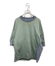 N.HOOLYWOOD（エヌ ハリウッド）の古着「CREW NECK HALF SLEEVE T-SHIRT」｜グリーン