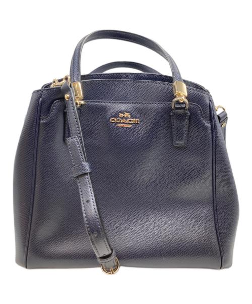 COACH（コーチ）COACH (コーチ) ミネッタ ハンドバッグ ネイビーの古着・服飾アイテム