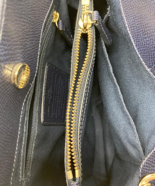 COACH（コーチ）COACH (コーチ) ミネッタ ハンドバッグ ネイビーの古着・服飾アイテム