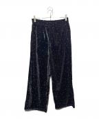 Couture d'adamクチュールドアダム）の古着「Stardust Glitter パンツ」｜ブラック