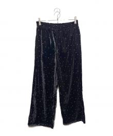 Couture d'adam（クチュールドアダム）の古着「Stardust Glitter パンツ」｜ブラック