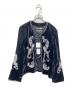 COUTURE D'ADAM（クチュールドアダム）の古着「Velvet Embroidery JK」｜ブラック