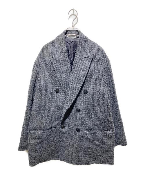 Couture d'adam（クチュールドアダム）COUTURE D'ADAM (クチュールドアダム) Cottage Coat ／ Italian Tweed グレー サイズ:40 未使用品の古着・服飾アイテム