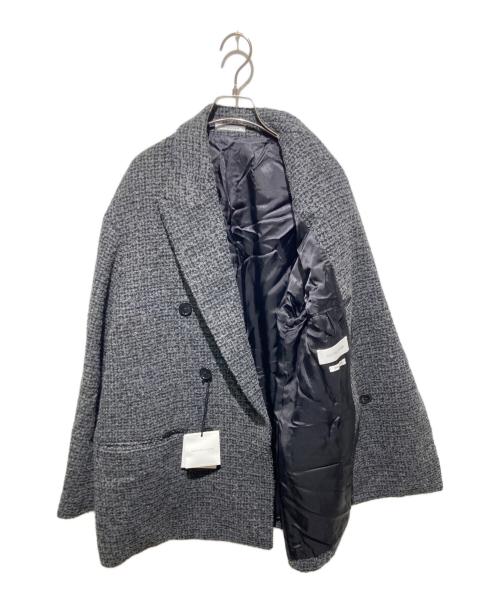 Couture d'adam（クチュールドアダム）COUTURE D'ADAM (クチュールドアダム) Cottage Coat ／ Italian Tweed グレー サイズ:40 未使用品の古着・服飾アイテム