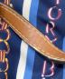 中古・古着 TORY BURCH (トリーバーチ) 総柄2WAYバッグ ネイビー×ブラウン：6000円