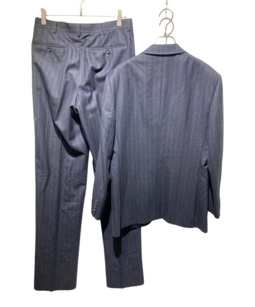Aquascutum（アクアスキュータム）Aquascutum (アクアスキュータム) ストライプセットアップ ネイビー サイズ:36の古着・服飾アイテム
