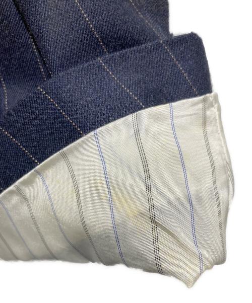 Aquascutum（アクアスキュータム）Aquascutum (アクアスキュータム) ストライプセットアップ ネイビー サイズ:36の古着・服飾アイテム
