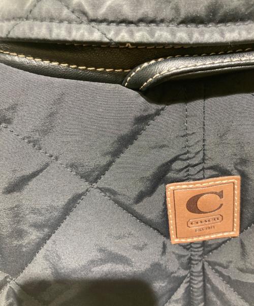 COACH（コーチ）COACH (コーチ) キルティングジャケット ブラック サイズ:ＸＬの古着・服飾アイテム
