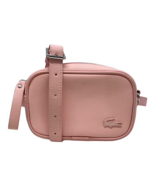 LACOSTE（ラコステ）LACOSTE (ラコステ) ミニショルダーバッグ ピンクの古着・服飾アイテム