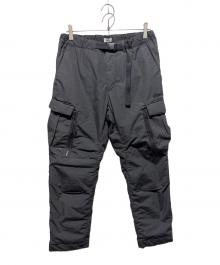 NANGA（ナンガ）の古着「TAKIBI DOWN PANTS」｜グレー