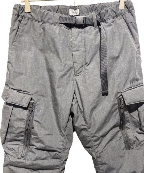 NANGA（ナンガ）NANGA (ナンガ) TAKIBI DOWN PANTS グレー サイズ:Ｍの古着・服飾アイテム