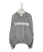 THE1975THE1975）の古着「ロゴスウェット」｜ブラック