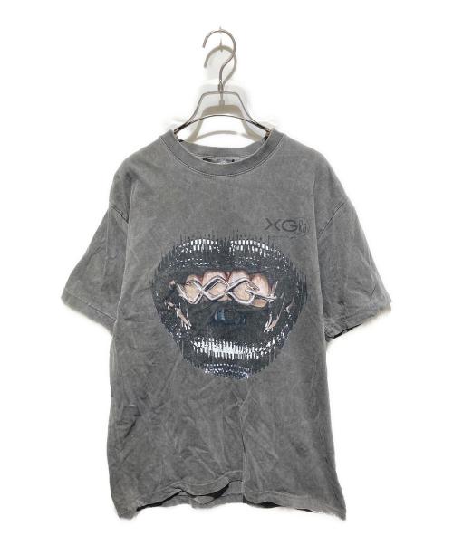 xg（エックスジー）xg (エックスジー) GR8 (グレイト) KOUSKE KAWAMURA プリントTシャツ ブラック サイズ:Ｌの古着・服飾アイテム