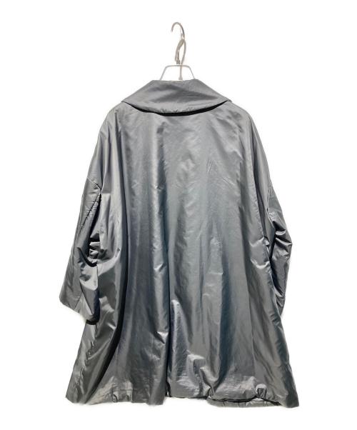 utilite（ユティリテ）utilite (ユティリテ) ポリエステルタフタ フラットカラーコート グレー サイズ:不明の古着・服飾アイテム