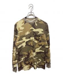 stussy（ステューシー）の古着「USA製 カモ柄薄手スウェット」｜ブラウン