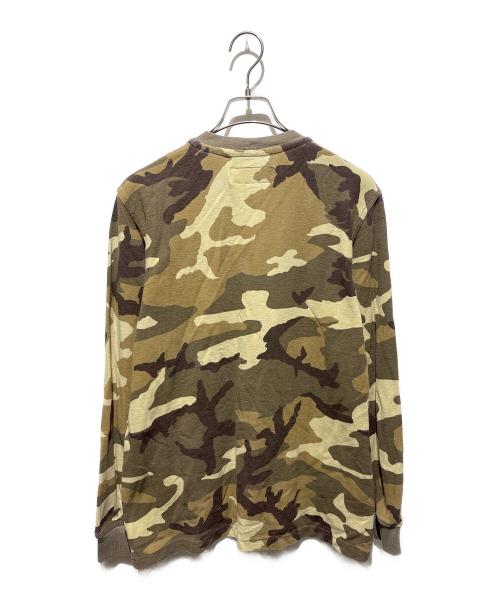 stussy（ステューシー）stussy (ステューシー) USA製 カモ柄薄手スウェット ブラウン サイズ:Ｍの古着・服飾アイテム
