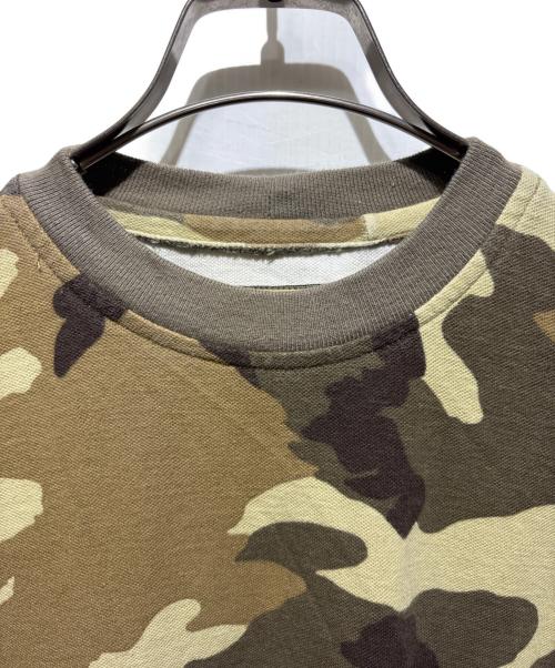 stussy（ステューシー）stussy (ステューシー) USA製 カモ柄薄手スウェット ブラウン サイズ:Ｍの古着・服飾アイテム