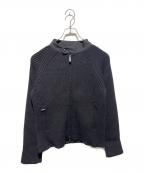 EMPORIO ARMANIエンポリオ アルマーニ）の古着「ニットジャケット」｜ブラック