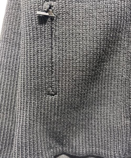 EMPORIO ARMANI（エンポリオ アルマーニ）EMPORIO ARMANI (エンポリオ アルマーニ) ニットジャケット ブラック サイズ:50の古着・服飾アイテム