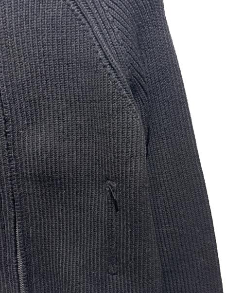 EMPORIO ARMANI（エンポリオ アルマーニ）EMPORIO ARMANI (エンポリオ アルマーニ) ニットジャケット ブラック サイズ:50の古着・服飾アイテム
