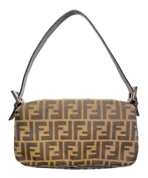 FENDI（フェンディ）FENDI (フェンディ) ワンショルダーバッグ ブラウン×ブラックの古着・服飾アイテム