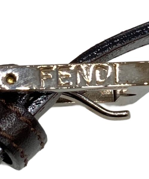 FENDI（フェンディ）FENDI (フェンディ) ワンショルダーバッグ ブラウン×ブラックの古着・服飾アイテム