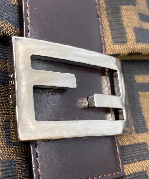 FENDI（フェンディ）FENDI (フェンディ) ワンショルダーバッグ ブラウン×ブラックの古着・服飾アイテム