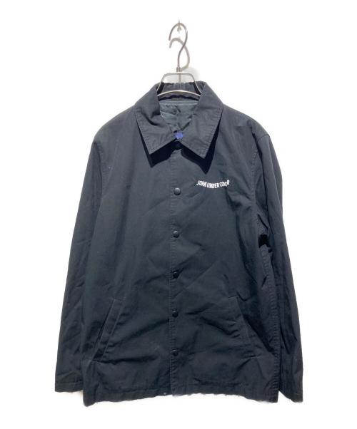 JohnUNDERCOVER（ジョンアンダーカバー）JohnUNDERCOVER (ジョンアンダーカバー) バックプリントコーチジャケット ブラック サイズ:1の古着・服飾アイテム