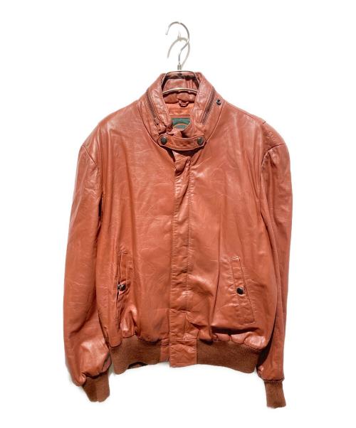 COTTRELL&HAYES（コトレル アンド ヘイズ）COTTRELL&HAYES (コトレル アンド ヘイズ) 80s レザージャケット ブラウン サイズ:42の古着・服飾アイテム
