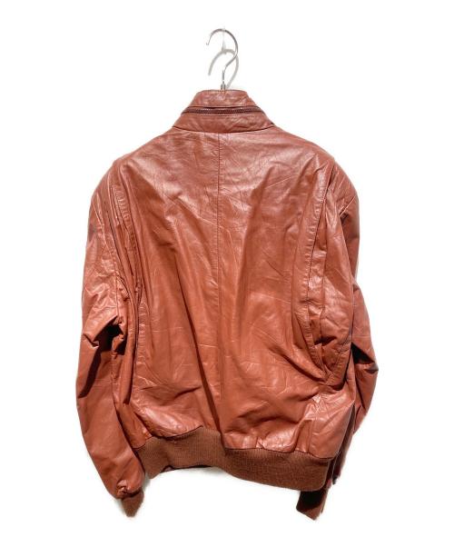 COTTRELL&HAYES（コトレル アンド ヘイズ）COTTRELL&HAYES (コトレル アンド ヘイズ) 80s レザージャケット ブラウン サイズ:42の古着・服飾アイテム