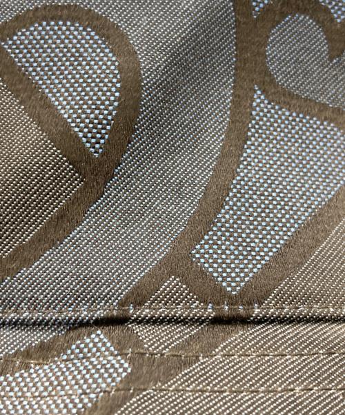 BURBERRY LONDON（バーバリーロンドン）BURBERRY LONDON (バーバリーロンドン) TBロゴ総柄ジャカード バケットハット ネイビー×ブラックの古着・服飾アイテム