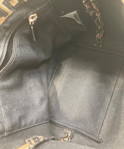 LONGCHAMP（ロンシャン）LONGCHAMP (ロンシャン) LGPロゴバケットバッグ ブラウン×ブラックの古着・服飾アイテム