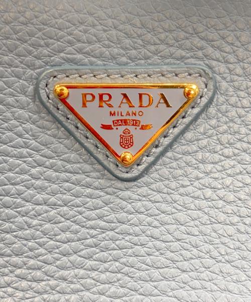 PRADA（プラダ）PRADA (プラダ) ショルダーバッグ ブルーの古着・服飾アイテム