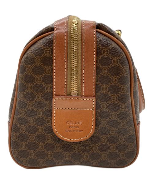 CELINE（セリーヌ）CELINE (セリーヌ) マカダム柄ミミニボストンバッグ CELINE ブラウンの古着・服飾アイテム