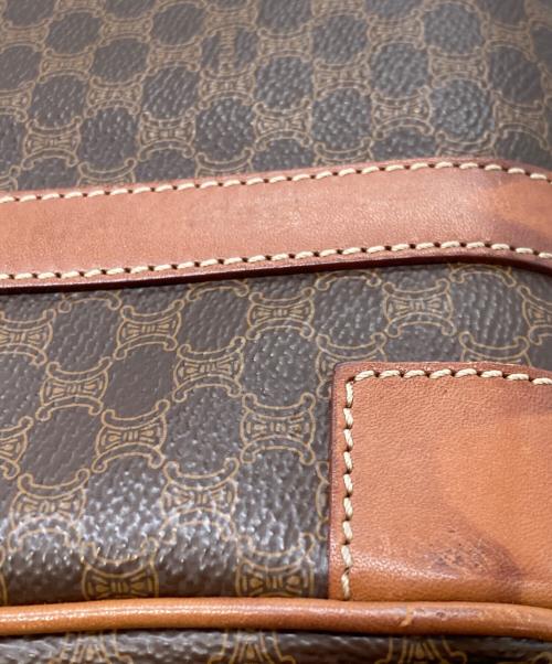 CELINE（セリーヌ）CELINE (セリーヌ) マカダム柄ミミニボストンバッグ CELINE ブラウンの古着・服飾アイテム