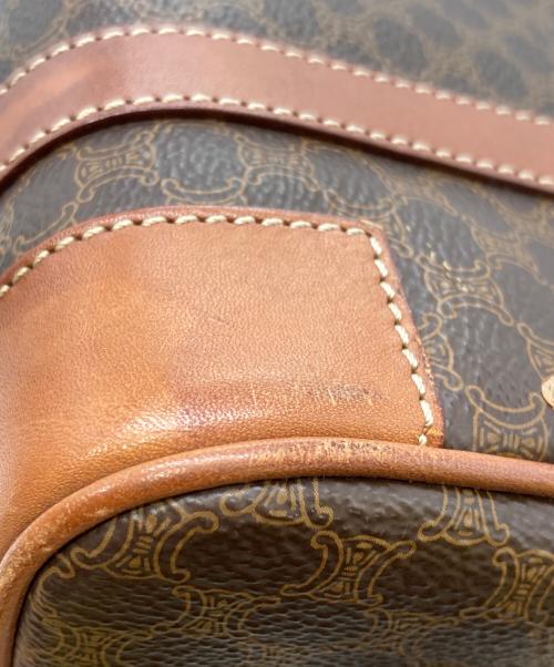 CELINE（セリーヌ）CELINE (セリーヌ) マカダム柄ミミニボストンバッグ CELINE ブラウンの古着・服飾アイテム