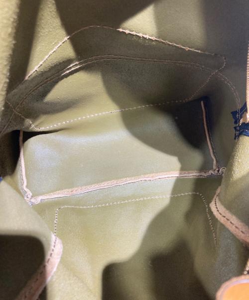 Herz（ヘルツ）Herz (ヘルツ) レザーバックパック ブラウンの古着・服飾アイテム