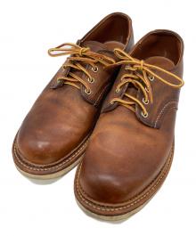 RED WING（レッドウィング）の古着「Work Oxford Round-toe」｜ブラウン