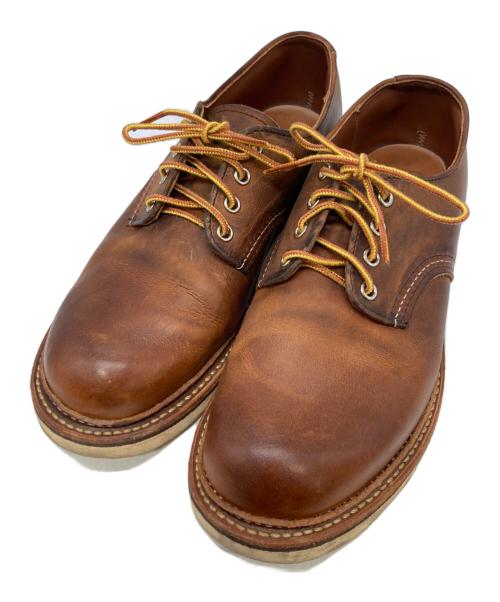 RED WING（レッドウィング）RED WING (レッドウィング) Work Oxford Round-toe ブラウン サイズ:27cmの古着・服飾アイテム