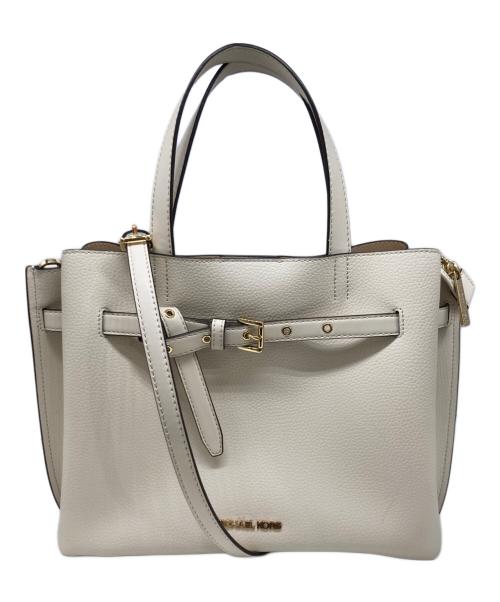 MICHAEL KORS（マイケルコース）MICHAEL KORS (マイケルコース) EMILIA/トートバッグ アイボリーの古着・服飾アイテム