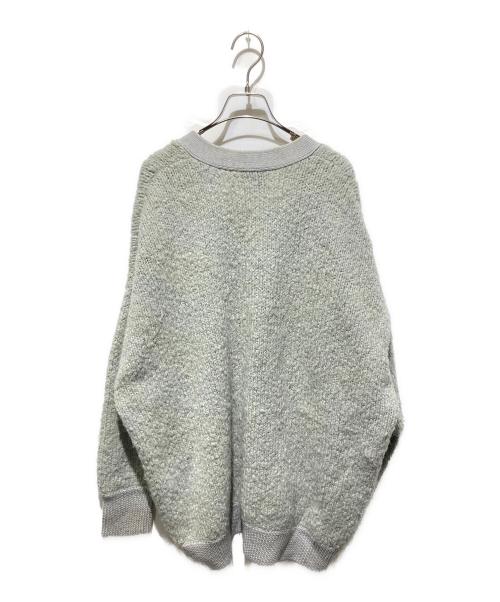 loin.（ロワン）loin. (ロワン) アルパカ混ニットカーディガン グレー サイズ:38の古着・服飾アイテム