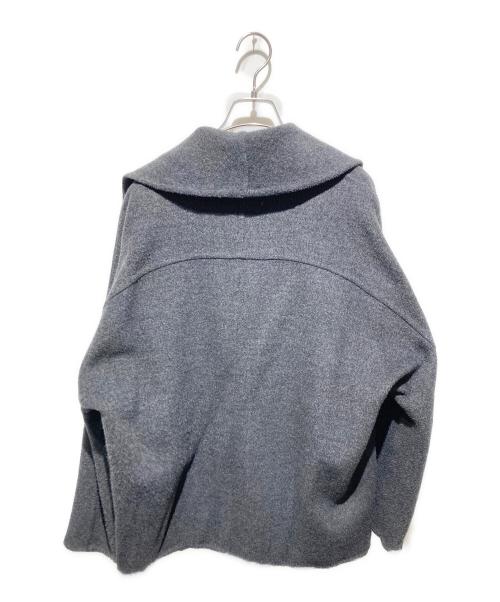 PUBLIC TOKYO（パブリックトウキョウ）PUBLIC TOKYO (パブリックトウキョウ) カシミヤリバーショールカラーコート グレー サイズ:FREEの古着・服飾アイテム